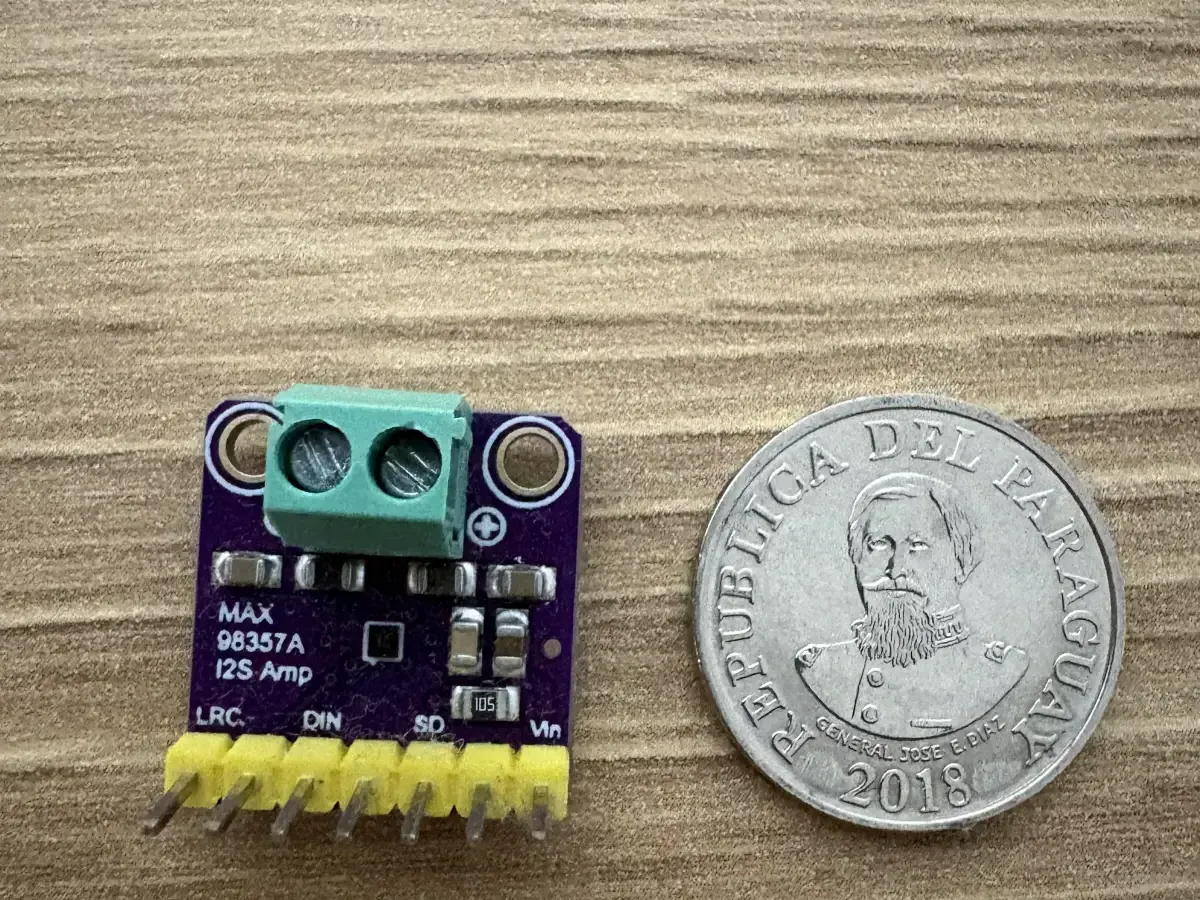 Módulo Amplificador de Audio MAX98357A I2S 3W para ESP32 y Raspberry Pi