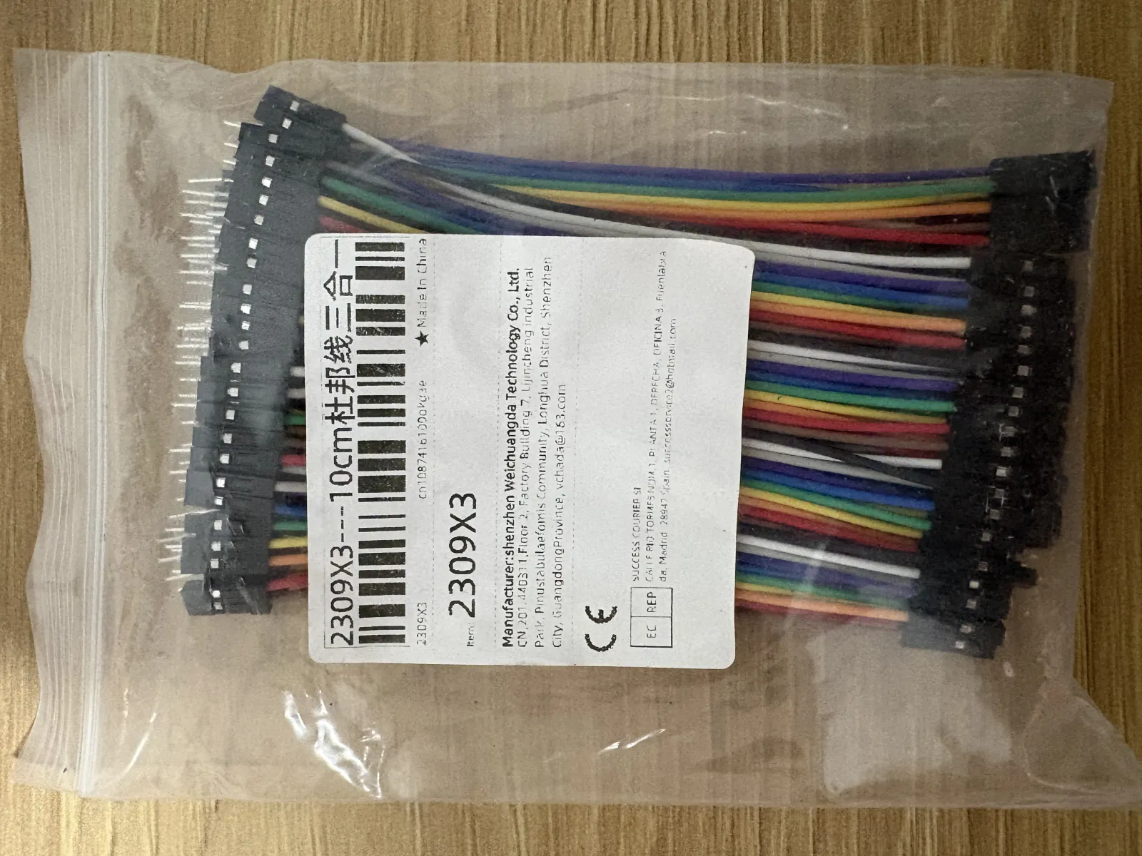 Kit Cables Jumper Dupont 10 cm – Macho/Macho, Macho/Hembra y Hembra/Hembra