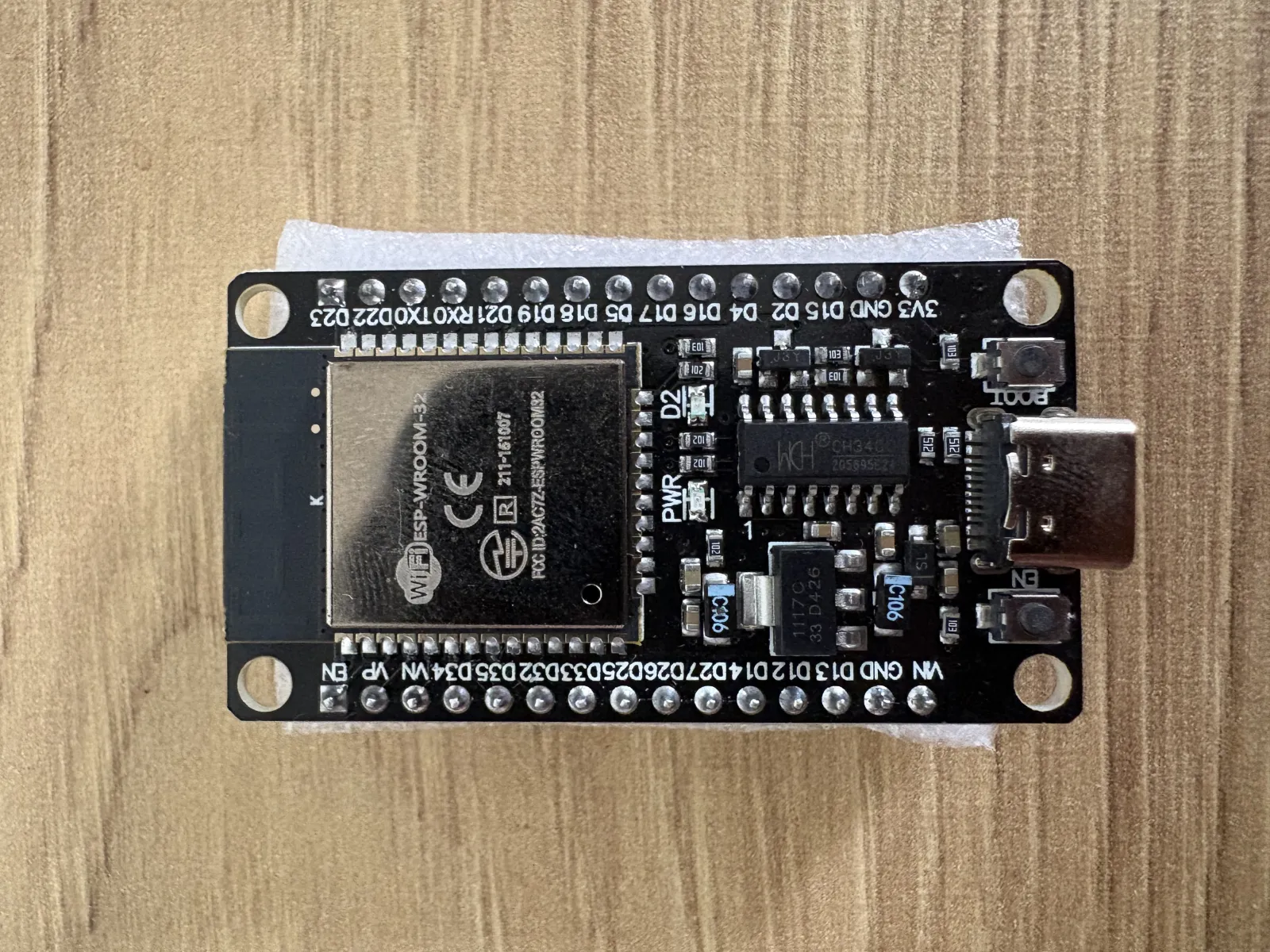 ESP32 DevKit V1 ESP-WROOM-32 WiFi + Bluetooth USB Tipo C – 30 Pines