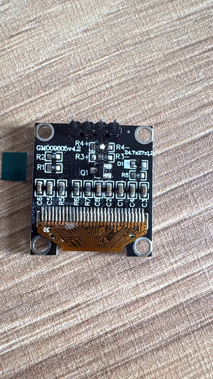 Pantalla OLED 0.96” I2C 128x64 Amarillo y Azul – Compatible con Arduino y ESP32
