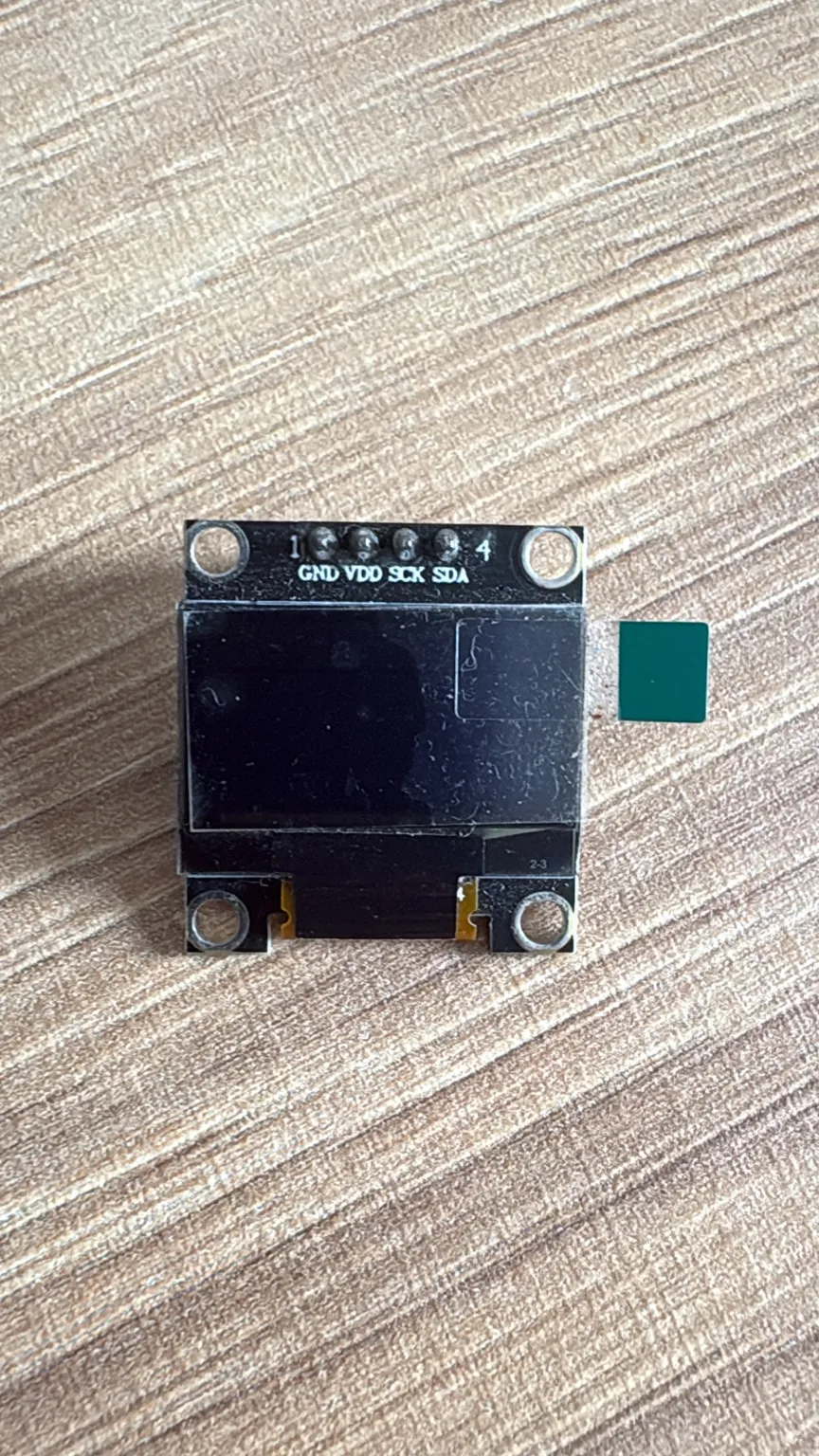 Pantalla OLED 0.96” I2C 128x64 Amarillo y Azul – Compatible con Arduino y ESP32 — imagen 2